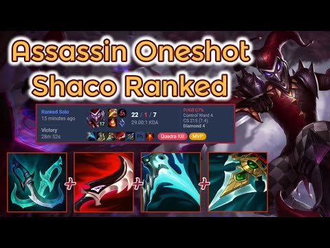 PD Rush into Duskblade Shaco Massacre - S13 - D2 [League of Legends] Full Gameplay - Infernal Shaco