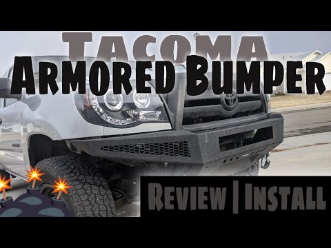 2nd Gen |04-15| Tacoma |Hooke Road| Aftermarket Bumper | Install and Review!