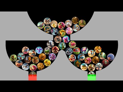 ALL 51 Italian Brainrot Marble Race in Algodoo - Who will win at all?