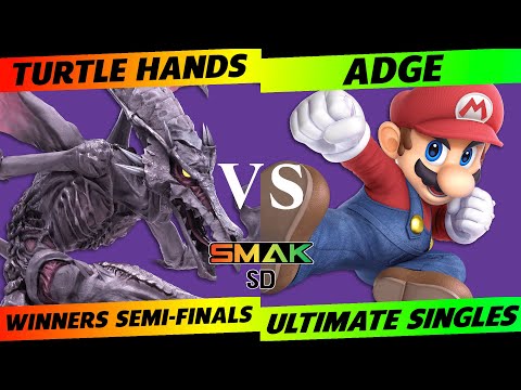 SMAK-SD Winners Semi-Finals - Turtle Hands (Ridley) vs. Adge (Mario) - SSBU