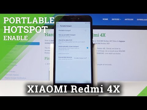 How to Create Wi-Fi Hotspot in Xiaomi Redmi 4X - Enable Portable Hotspot