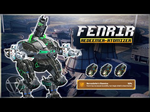 [WR] 🔥 Cryptic Redeemer Atomizer FENRIR - Gameplay | War Robots