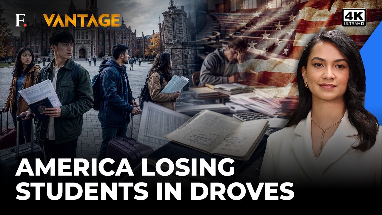 Visa Hurdles, Rising College Fees: US Colleges See Sharp Drop in Foreign Enrollment | Vantage | 4K