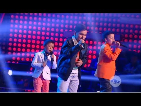 Juanse, Robert y David Tarapues cantan Traicionera | La Voz Kids Colombia 2018