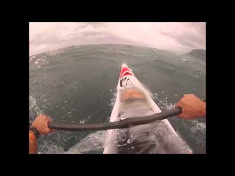 Storm Paddling in 50 knots of wind