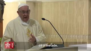 Papa: atenção com o consumismo; a generosidade alarga o coração