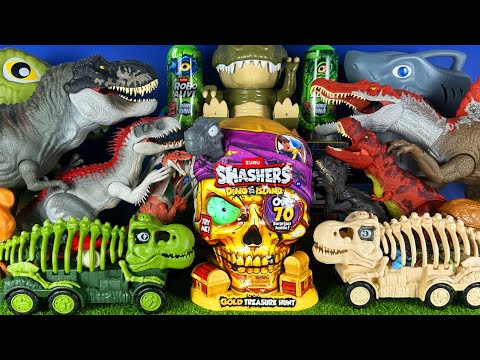 Jurassic World Unboxing Review Asmr Dinosaur T-rex Spinosaurus Indominus Rex Triceratops Raptor Egg