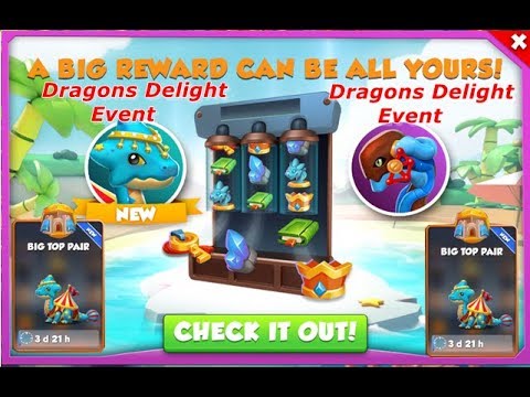 Dragons Delight-Dragon Mania legends | Big Top Pair | Pipe dragon | Circus Dragon | DML | HD