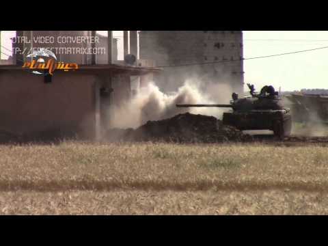 استهداف مقرات النظام في قرية الشيخ حديد بالدبابات من قبل جيش الشام