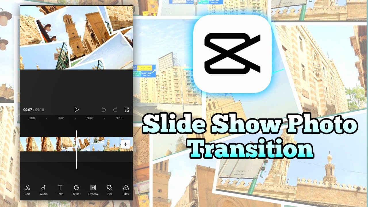 Slide Show Photo Transition - cara membuat transisi keren di capcut   part 1
