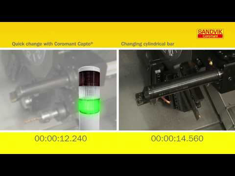 Coromant Capto Quick Change -- Reduced set up times