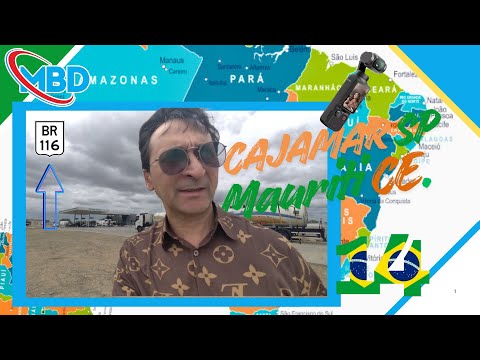 BRASIL 2025 VIAGEM CAJAMAR SP A MAURITI CE  Ibó, Abaré   Bahia BR 116.