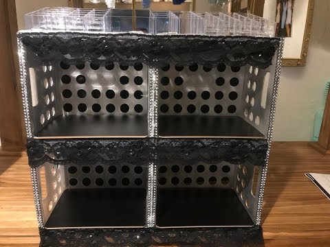 DIY Large Makeup Organizer | I made it from milk...