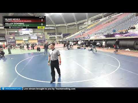187 Lbs Quarterfinal - David Calkins, Delta Wrestling Club Vs Donavon Farrell, Victory Training Ce