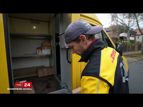 Unterwegs mit dem Paketdienst DHL