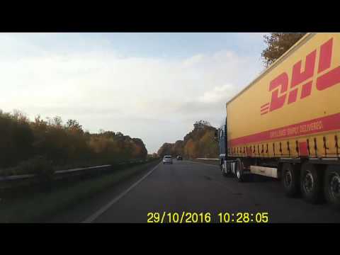 B404 ist gesperrt, wir fahren von Kiel nach Hamburg über A215 -  The road north of Germany - highway