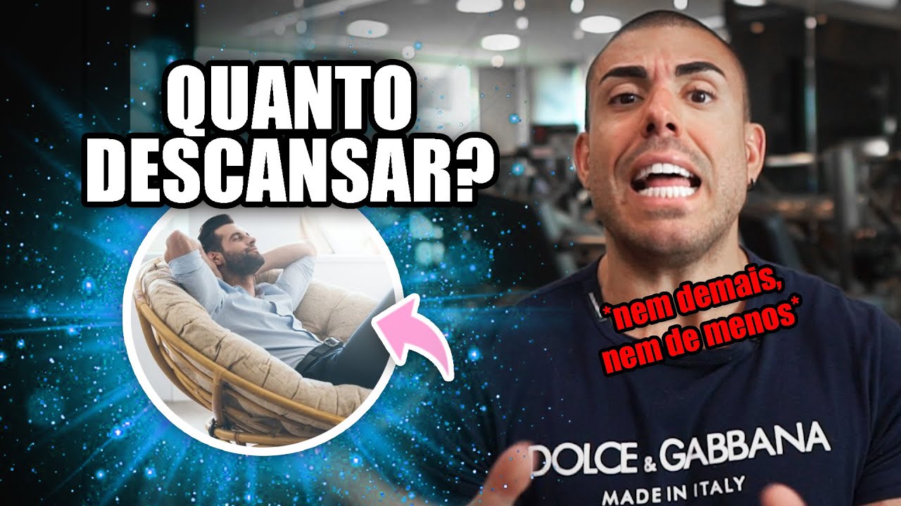 Qual é o tempo de descanso ideal *como evoluir*