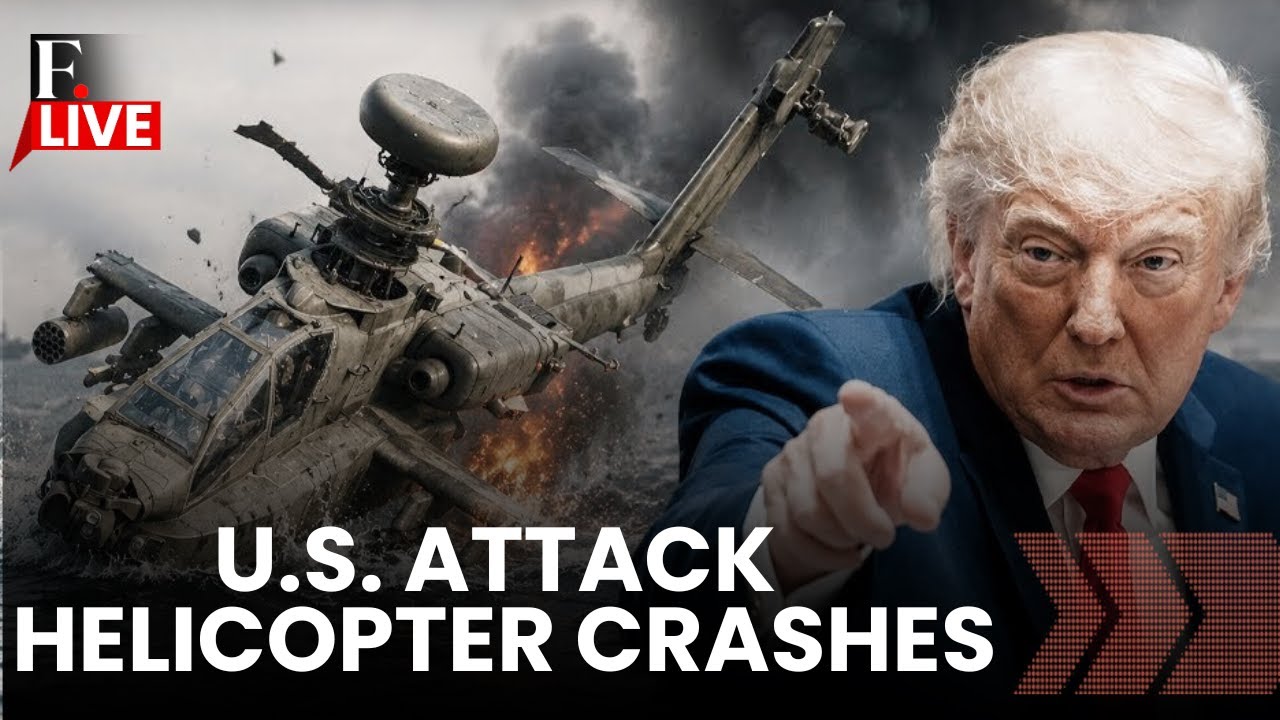 Trump Reacts as US Apache Helicopter Goes Down In Hormuz Amid Iran War Losses  | LIVE
