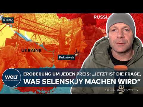 PUTINS KRIEG – Pokrowsk unter Dauerbeschuss: „Jetzt ist die Frage, was Selenskjy machen wird“
