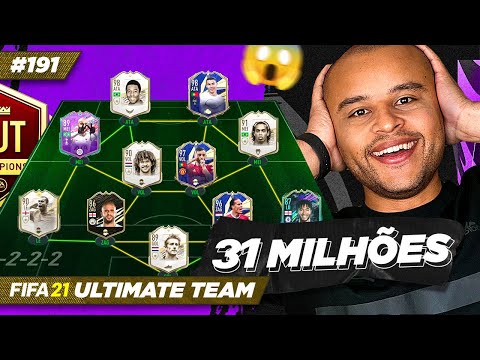 PELÉ, GULLIT e CR7 TOTY! Enfrentei um TIME de 31 MILHÕES! - EP. #191 - Rumo ao Topo | FIFA 21 PS4
