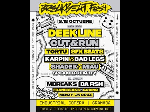 Tortu Industrial Copera BREAKBEAT FEST Granada 18 10 25