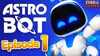 Astro Bot Gameplay Walkthrough Part 1 - Gorilla Nebula 100%!