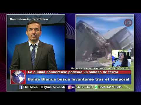 Bahia Blanca busca levantarse tras el temporal