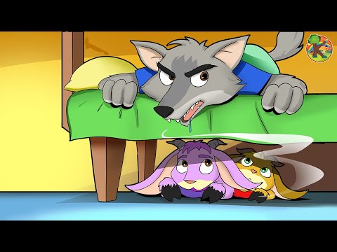 El Lobo y Los Siete Cabritos | KONDOSAN en Español - Cuentos Cortos para Niños | Cuentos de hadas