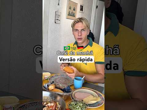 Acertamos? Como é seu café da manhã no corre pro trabalho ? Comenta aí #brasil #alemanha #culturas