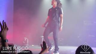 Lupe Fiasco - #NextToItChallenge (LIVE AT KSU) Oct.14 *HD*