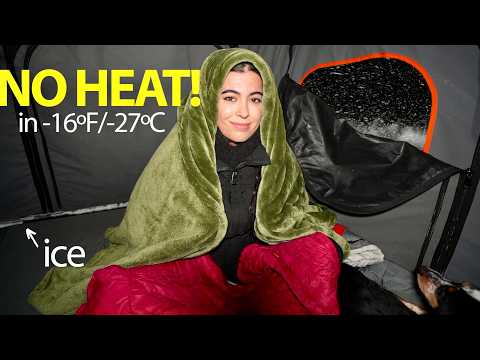 Rooftop Tent Camping in -16ºF/-27ºC with NO Heat