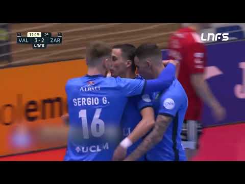Gol Dani Santos (4-2) Viña Albali Valdepeñas - Fútbol Emotion Zaragoza. J13, 1Div. LNFS