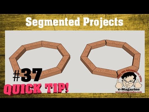 EASY way to adjust angles on segmented projects (turnings, frames, bowls, etc.)