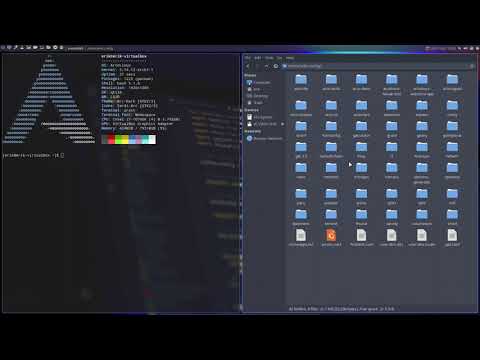 ArcoLinux : 2281 Qtile - change the menu of qtile - icons, numbers or text