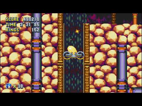 Sonic Mania (PC) Walkthrough - Part 10 - Mania Mode - Lava Reef Zone (Sonic)