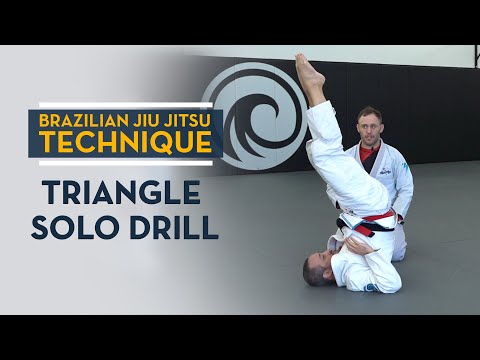 Triangle Solo Drill for BJJ - Improve your triangle Chokes Immediately on your own!