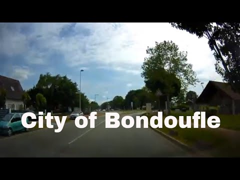 City of Bondoufle 4K- Driving- French region
