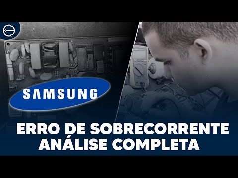 Vídeo: Erro Sobrecorrente Samsung Inverter: 3 Reparos Rápidos
