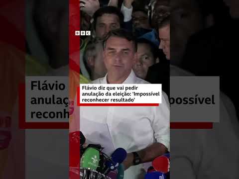 Flávio Bolsonaro diz que pedirá anulação das eleições