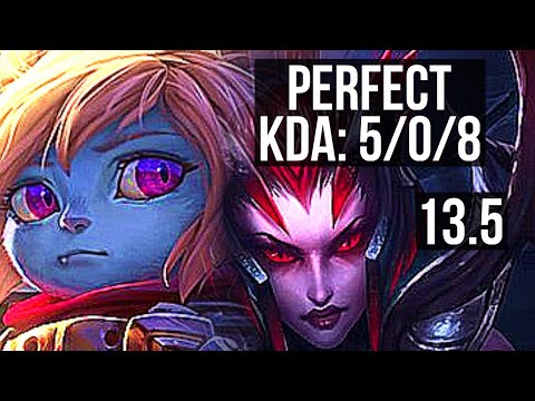 POPPY vs ELISE (JNG) | 5/0/8, 2.3M mastery, 900+ games | KR Master | 13.5