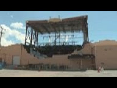 Hurricane tears apart local theater, mobile homes