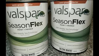 Valspar SeasonFlex Paint | Initial and 6-Months Later | KimTownselYouTube