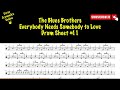 The Blues Brothers Everybody Needs Somebody To Love Drum Sheet 12