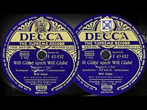 Will Glahé Spielt Will Glahé, Poutpurri - Will Glahé mit seinen Solisten