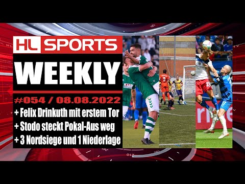 WEEKLY #54: Drinkuth mit erstem Tor + Stodo steckt Pokal-Aus weg + 3 Nordsiege und 1 Niederlage