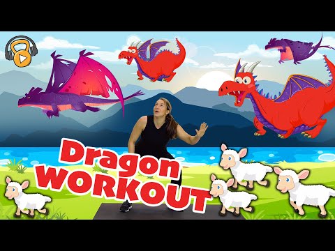 DRAGON WORKOUT (ages 3-8) | Tabata Kids Workout