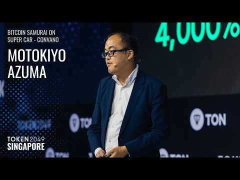 Bitcoin Samurai on Super Car - Convano - TOKEN2049 Singapore 2025