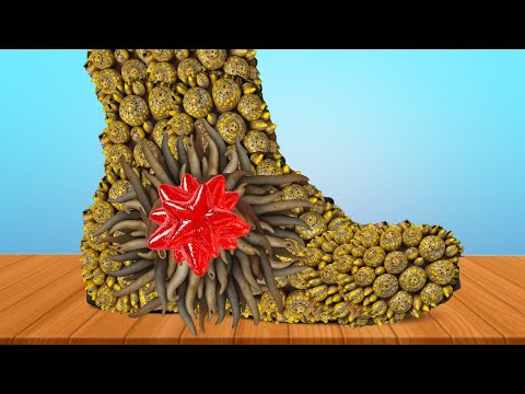 ASMR Boot Spa Session With Gentle Touch | ASMR 2D Animation For Sleep |