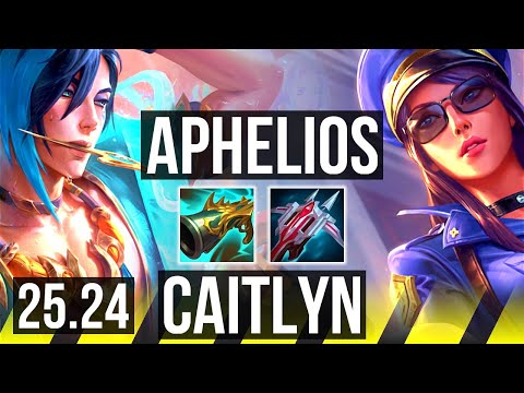 APHELIOS & Yuumi vs CAITLYN & Zoe (ADC) | Good KDA: 22/2/4 | EUW Master | 25.24