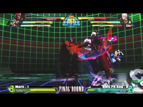 FRXIV mvc3 top 8 dmg PR balrog vs Marn.